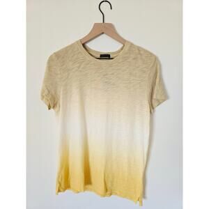 ATM Anthony Thomas Melillo Honey Gold Ombre Dip-Dye Tee Shirt Size L NWT